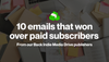 Examples: Winning promo emails from the Back Indie Media Drive